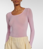 Wolford Buenos Aires semi-sheer bodysuit