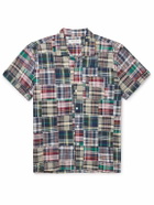 Alex Mill - Convertible-Collar Patchwork Checked Cotton-Madras Shirt - Multi