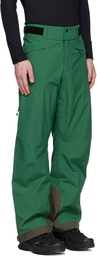 Goldwin Green Paneled Trousers