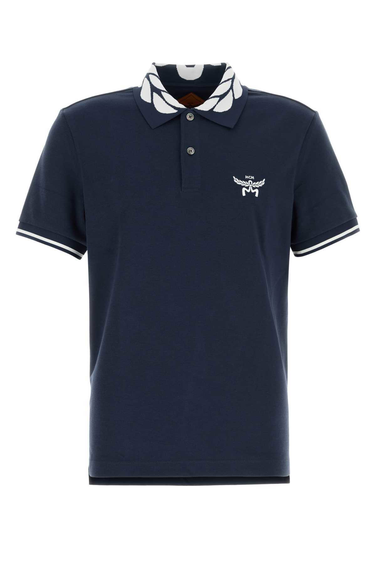 Tシャツ・カットソー MCM White Stretch Piquet Polo Shirt MCM White Stretch Piquet Polo Shirt MCM