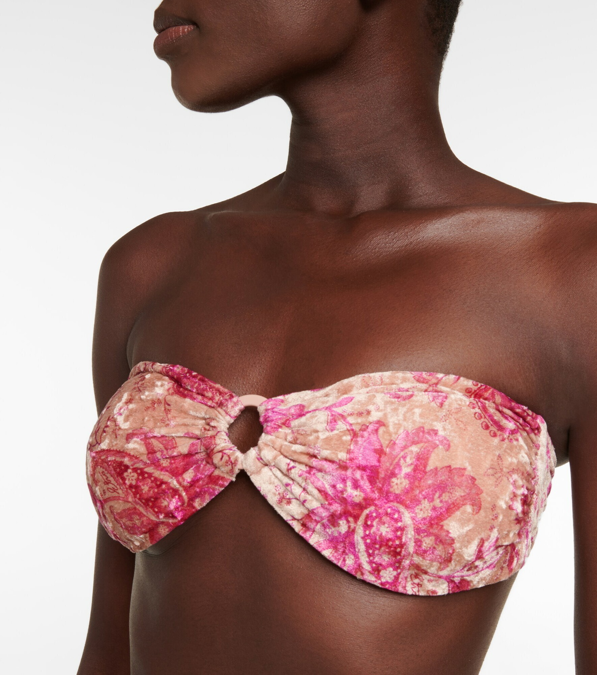 velvet bandeau bikini