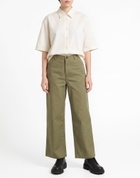 Roberto Collina Womens Pants in Sage green