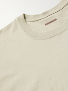 Neighborhood - Logo-Print Cotton-Jersey T-Shirt - Neutrals