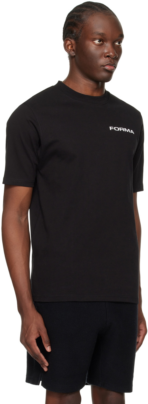 FORMA Black Printed T-Shirt