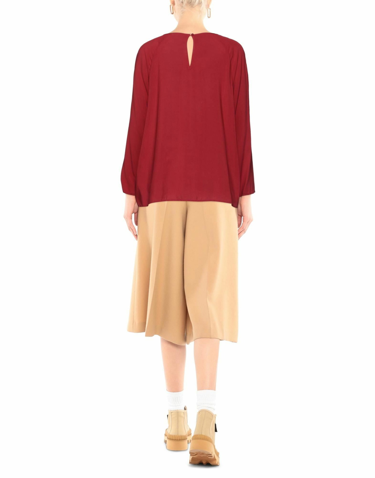 Manila Grace Womens Top in Red