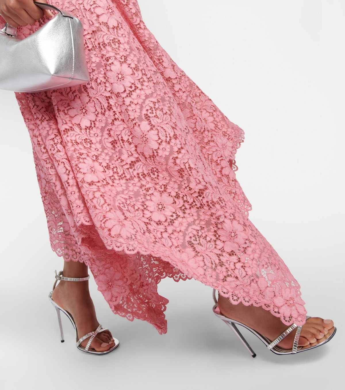 Costarellos Belted lace maxi dress Costarellos Costarellos Belted lace maxi dress Costarellos