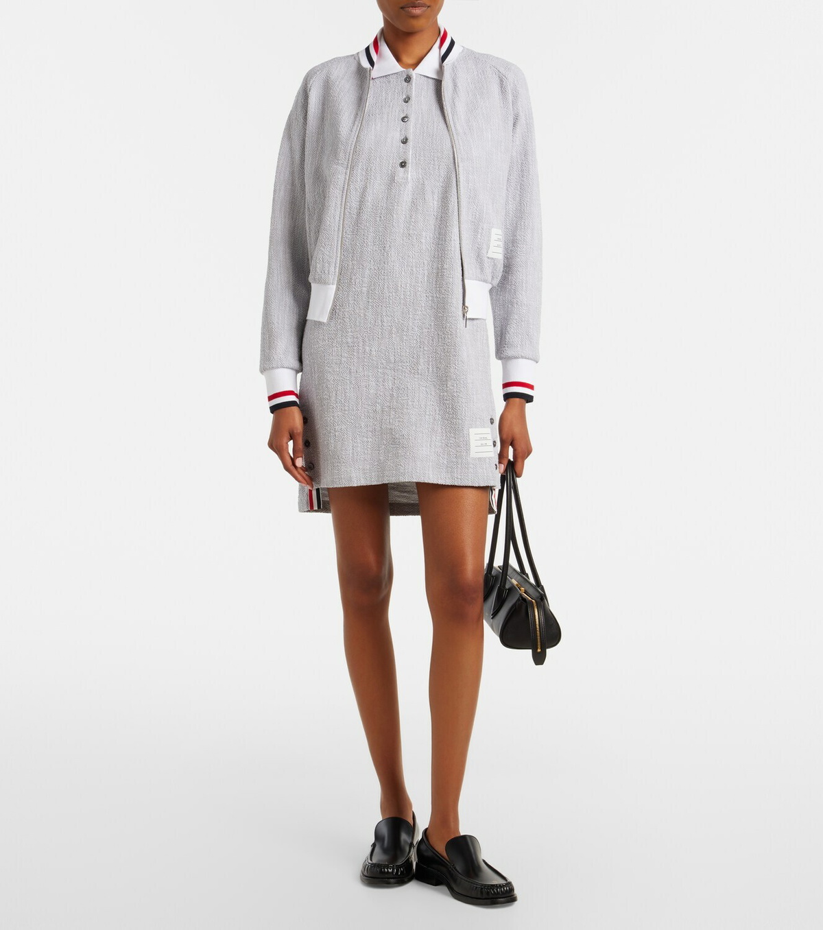 Thom Browne Cotton-blend bomber jacket