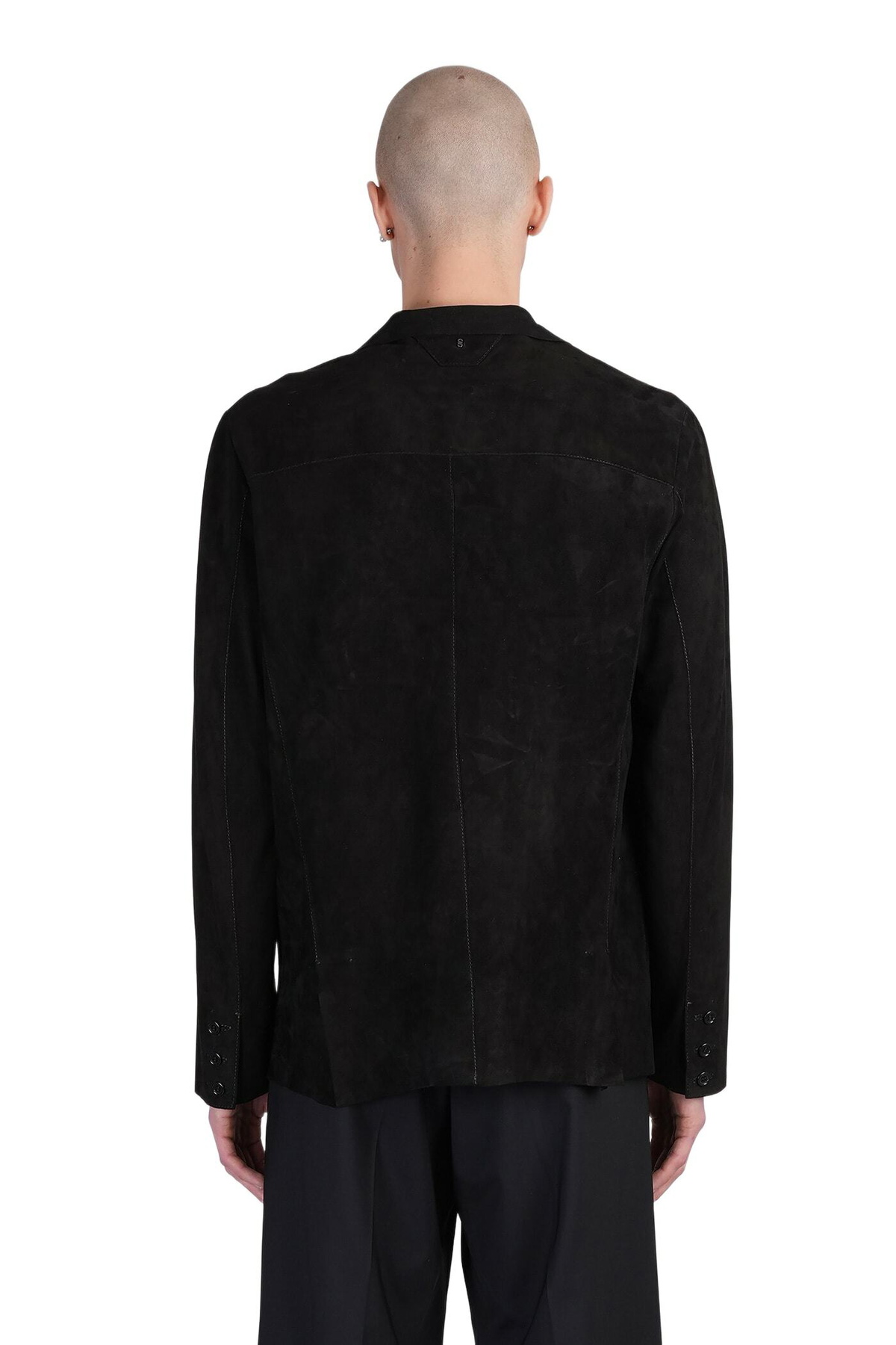 Salvatore Santoro Leather Jacket In Black Leather