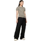 Rick Owens Taupe Tower Double S/S T-shirt