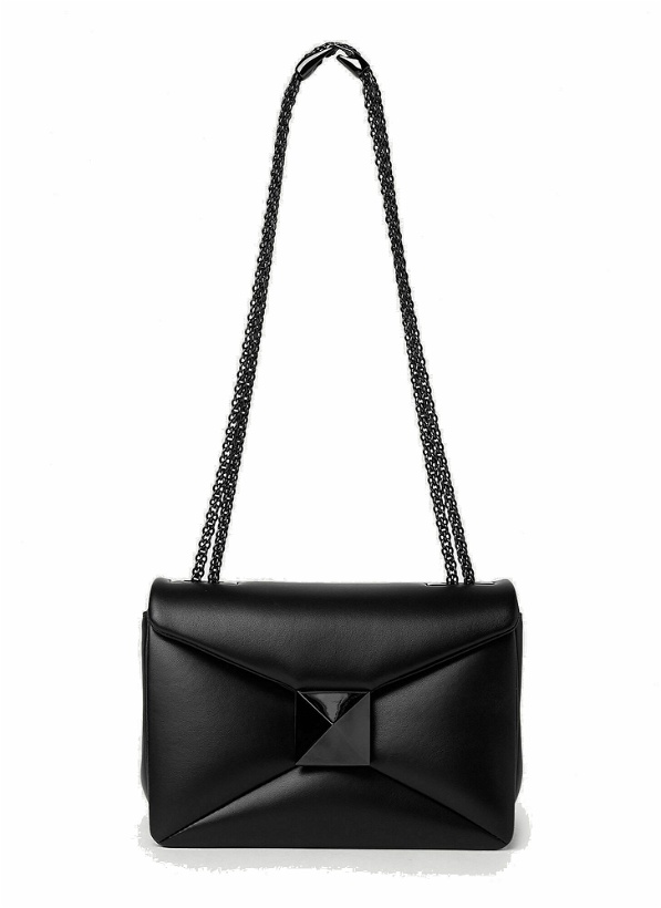 Photo: Maxi Stud Shoulder Bag in Black