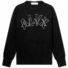 1017 ALYX 9SM Women's Arch Logo Crewneck Sweat in Black