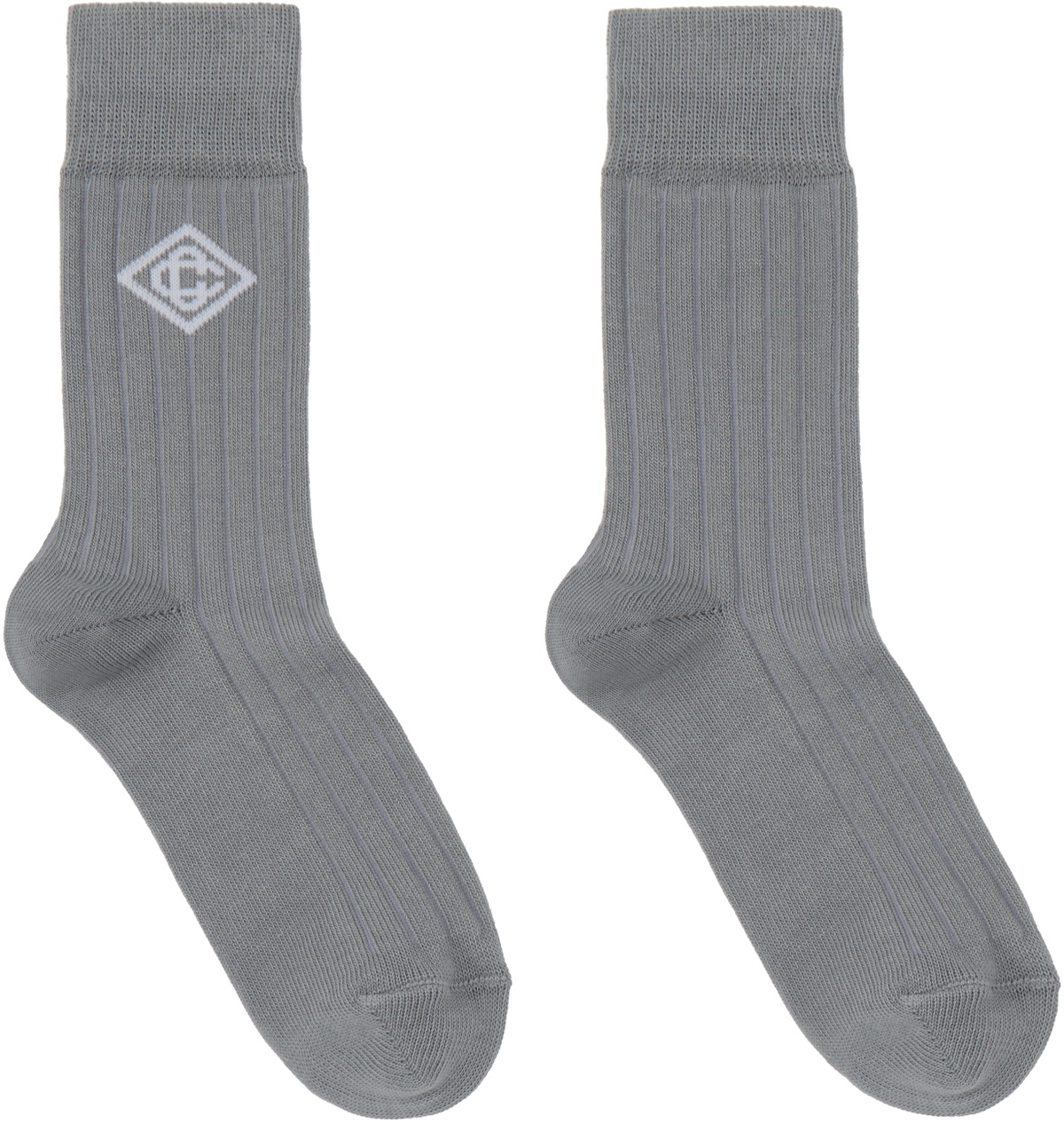 Casablanca Gray Dress Socks