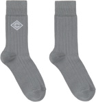 Casablanca Gray Dress Socks