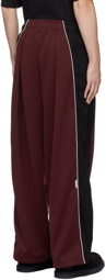 ADER error Burgundy Paneled Trousers