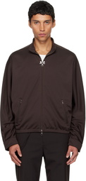 Courrèges Brown Interlock Tracksuit Jacket