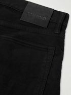 TOM FORD - Slim-Fit Cotton-Blend Moleskin Trousers - Black
