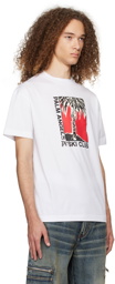 Palm Angels White Ski Club Classic T-Shirt