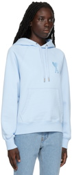 AMI Paris Blue Ami de Cœur Hoodie