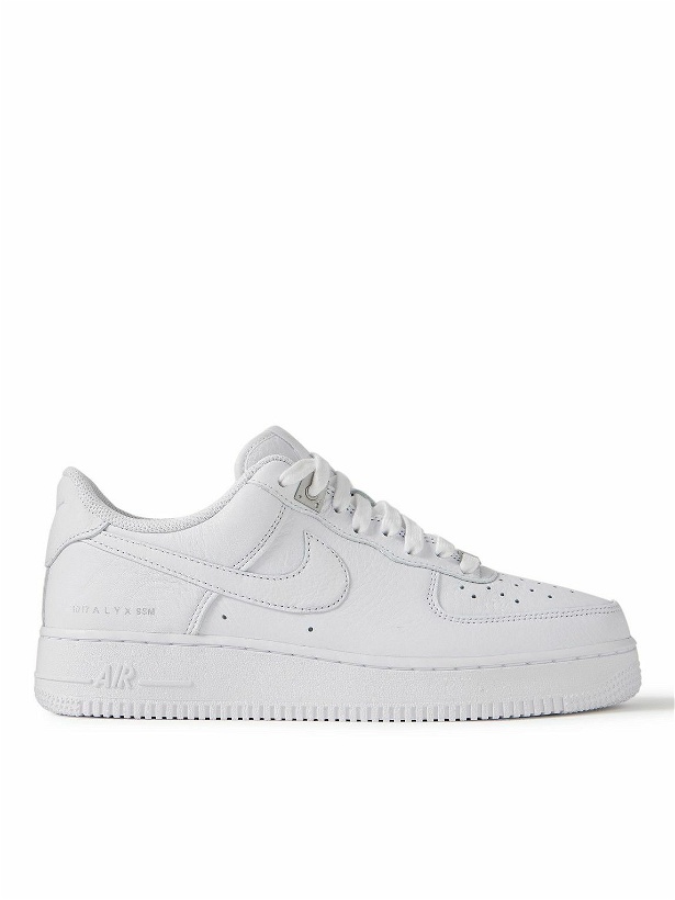 Photo: Nike - 1017 ALYX 9SM Air Force 1 SP Leather Sneakers - White