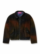 The Elder Statesman - Ombré Cotton-Corduroy Bomber Jacket - Brown