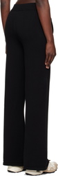 Palm Angels Black Palms Knit Lounge Pants