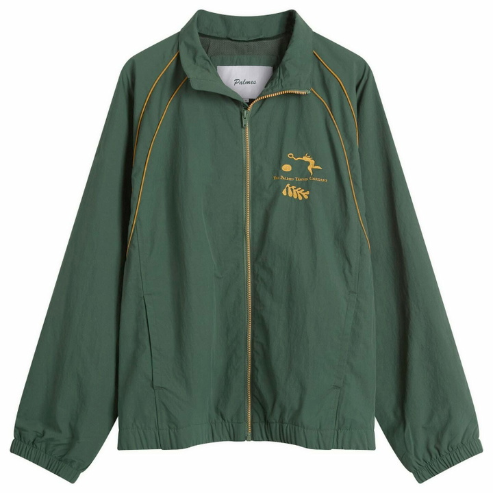 Photo: Palmes Men's Garden Track Jacket in Dark Green