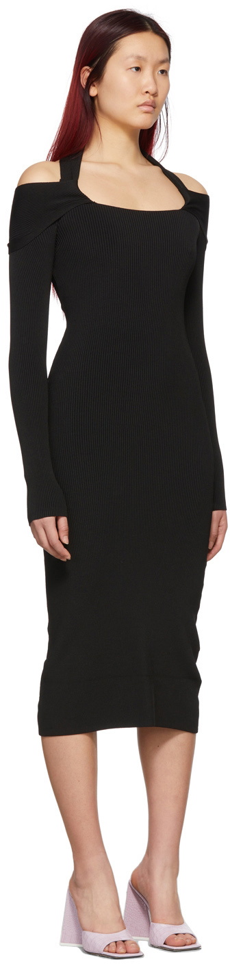 coperni knit dress Black Cut-Out Viscose Coperni colourway-verlaine