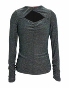 High Womens Top Dark in Green