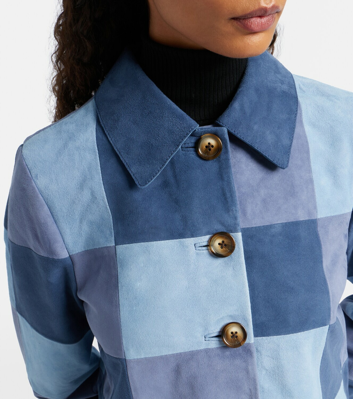 Rixo Patchwork suede jacket