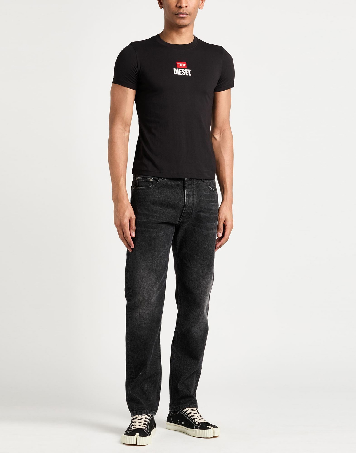 Diesel Mens T-shirt in Black