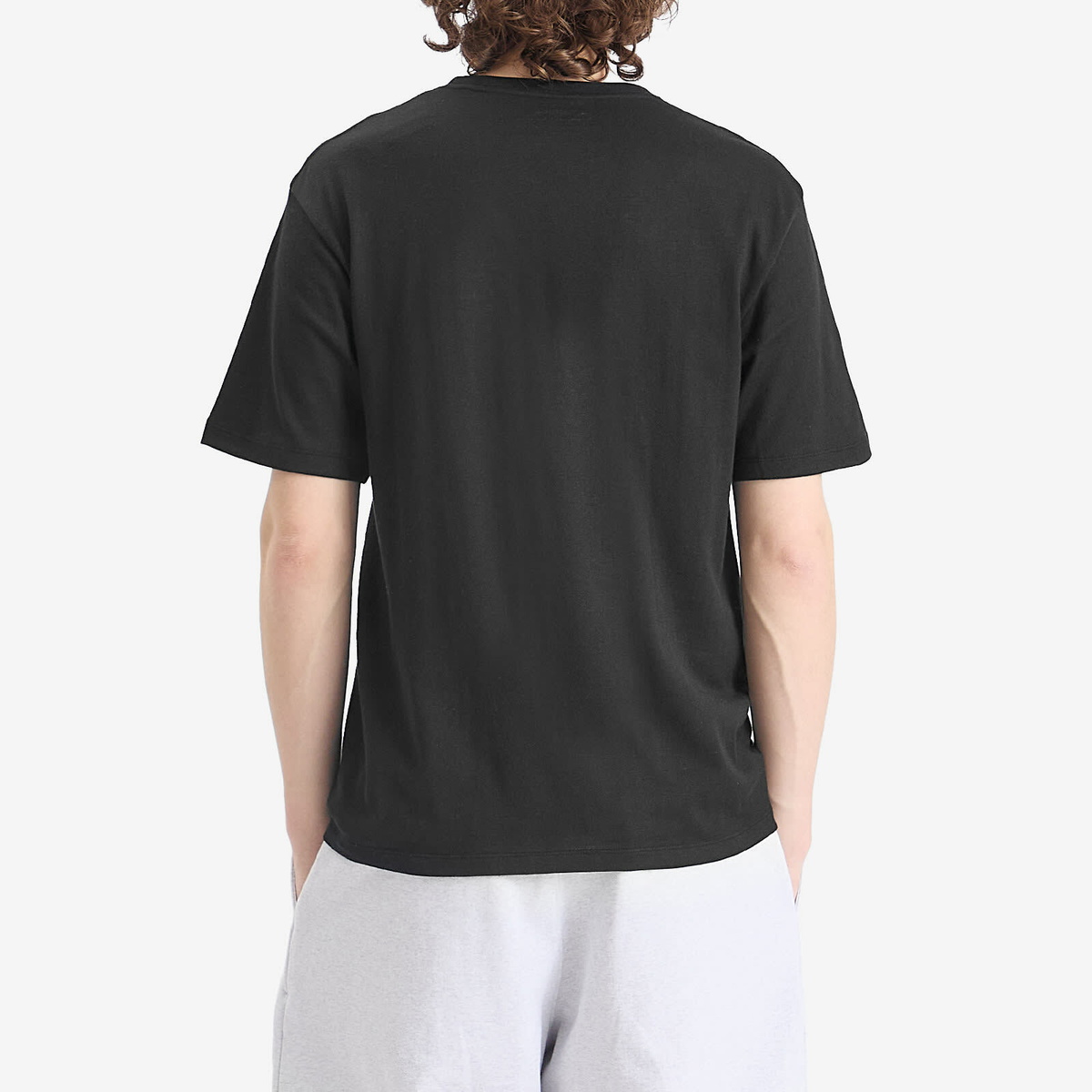 Nanamica Men's Loopwheel Coolmax Jersey T-Shirt in Black