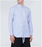 Comme des Garçons Shirt Striped cotton poplin shirt