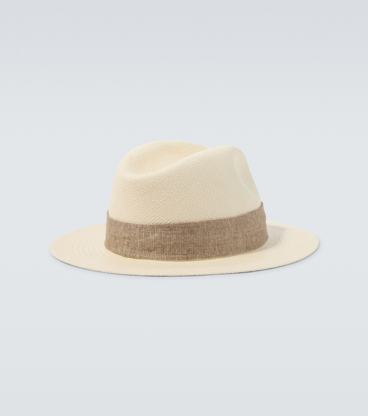 Kiton Straw fedora
