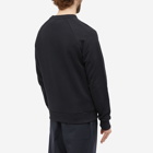 Balmain Men's Paris Flock Foil Crew Sweat in Black/Gold