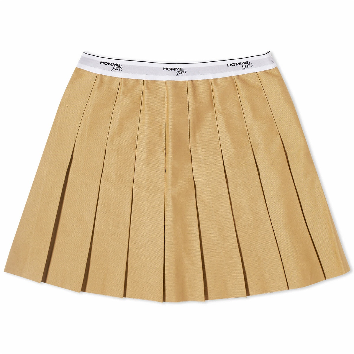 Photo: Hommegirls Women's Pleated Mini Skirt in Khaki