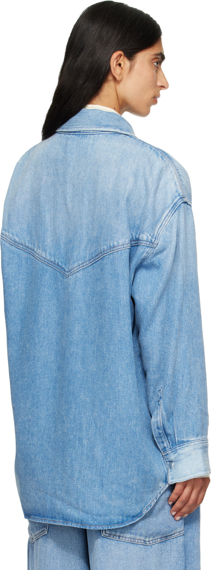 AGOLDE Blue Lotta Denim Shirt