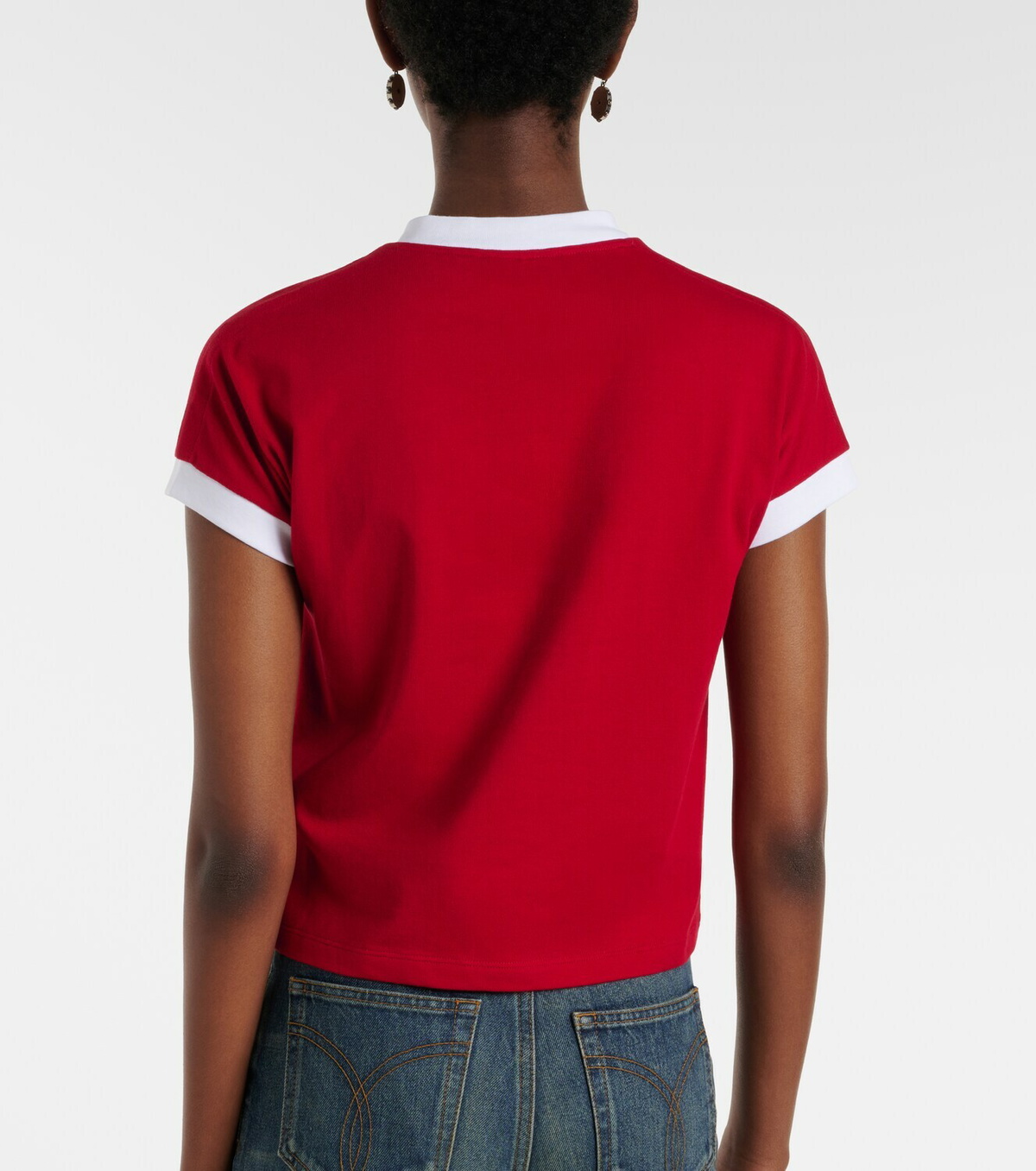 Versace Medusa cotton-blend jersey T-shirt