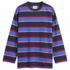 Damson Madder Women's Ali Long Sleeve Stripe T-Shirt in Multi