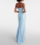 Vivienne Westwood Galaxy strapless satin gown