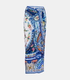 Camilla Printed beach cover-up