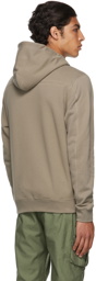 John Elliott Taupe Flash 2 Full-Zip Hoodie