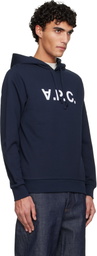 A.P.C. Navy Standard Grand 'VPC' Hoodie