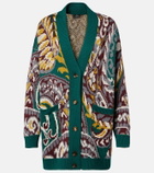 Etro Jacquard wool-blend cardigan
