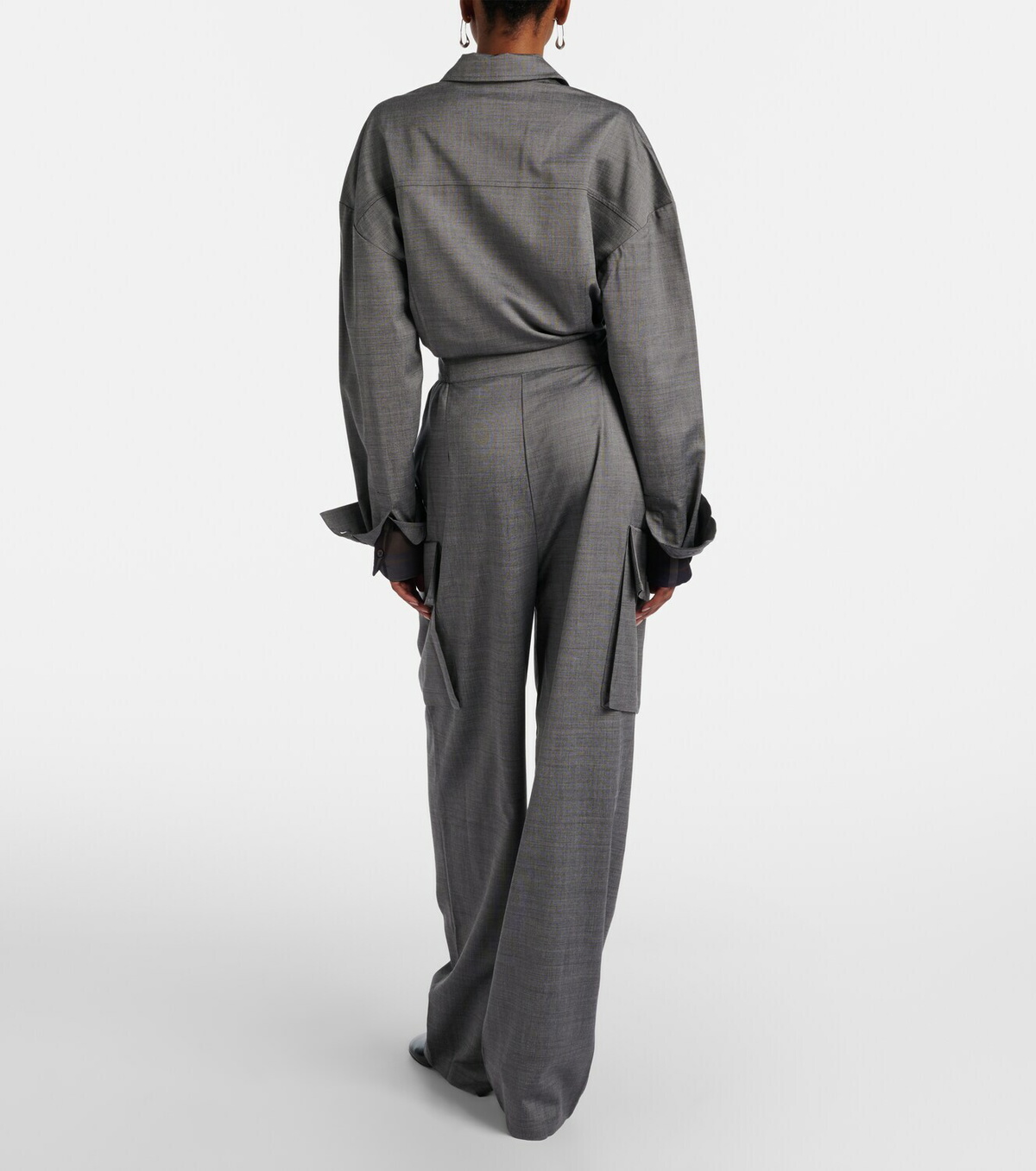 The Frankie Shop Linda belted jumpsuit