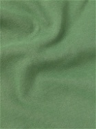 Officine Générale - Octave Pigment-Dyed Cotton-Jersey Hoodie - Green
