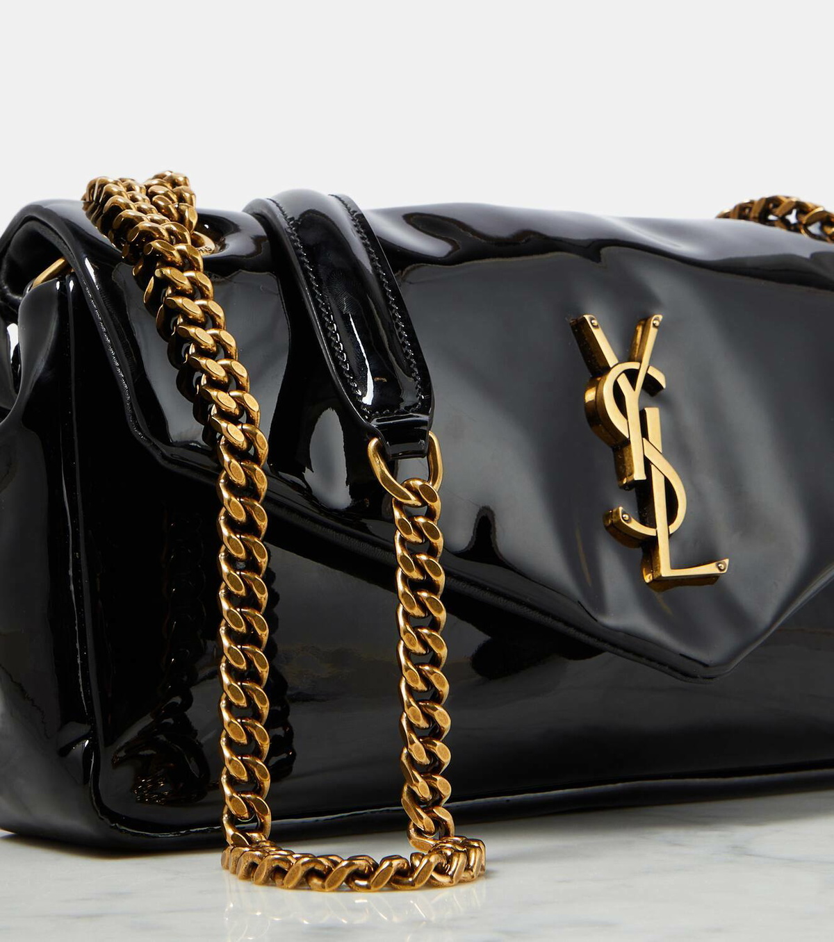 Saint Laurent YSL Calypso ショルダーバッグ SAINT LAURENT Calypso padded leather shoulder bag | NET-A-PORTER