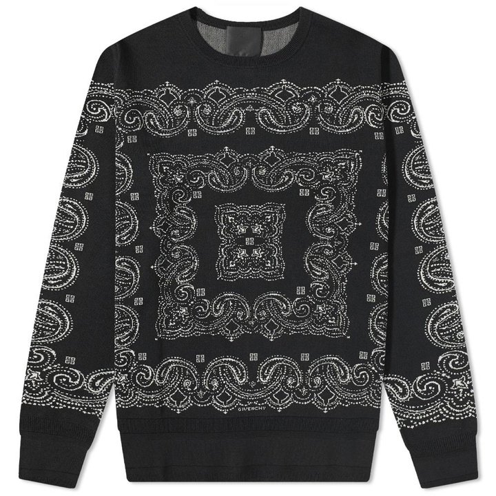 Photo: Givenchy Jacquard Bandana Crew Knit