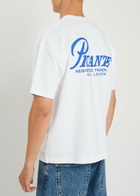 Picante Record Logo-print Cotton T-shirt White