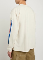 Rhude Split Petrol Logo-print Cotton T-shirt White