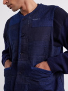 Blue Blue Japan - Nenrin Patchwork Cotton-Canvas Vest - Blue